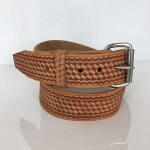 Nicholas Pro-Line Top Grain Cowhide Leather Professional Work Belt No. 960 Brown